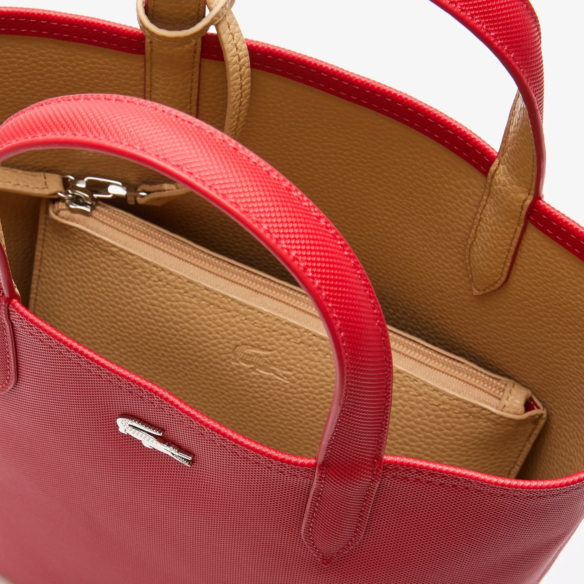 Lacoste Vertical Shopping Bag - Natural