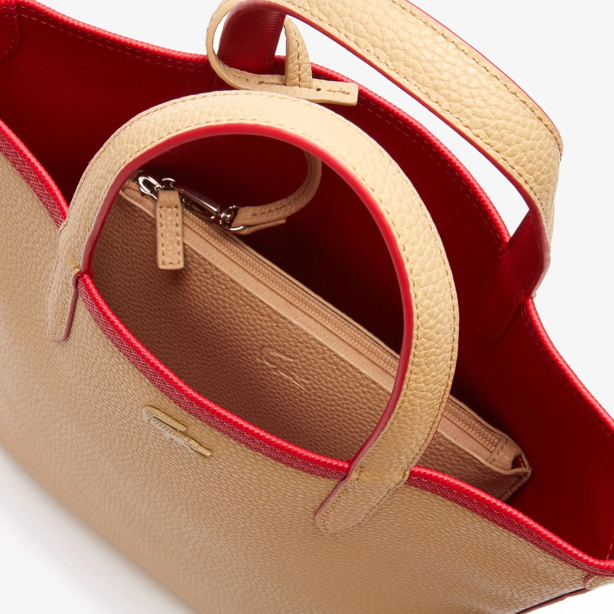 Lacoste Vertical Shopping Bag - Natural