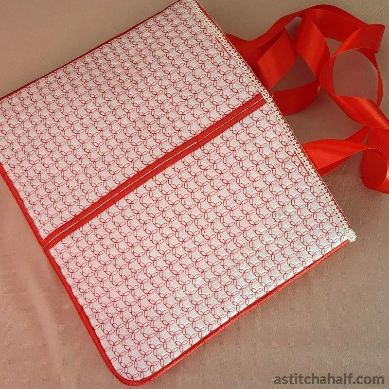 Lady in Roses Skinny Tote
