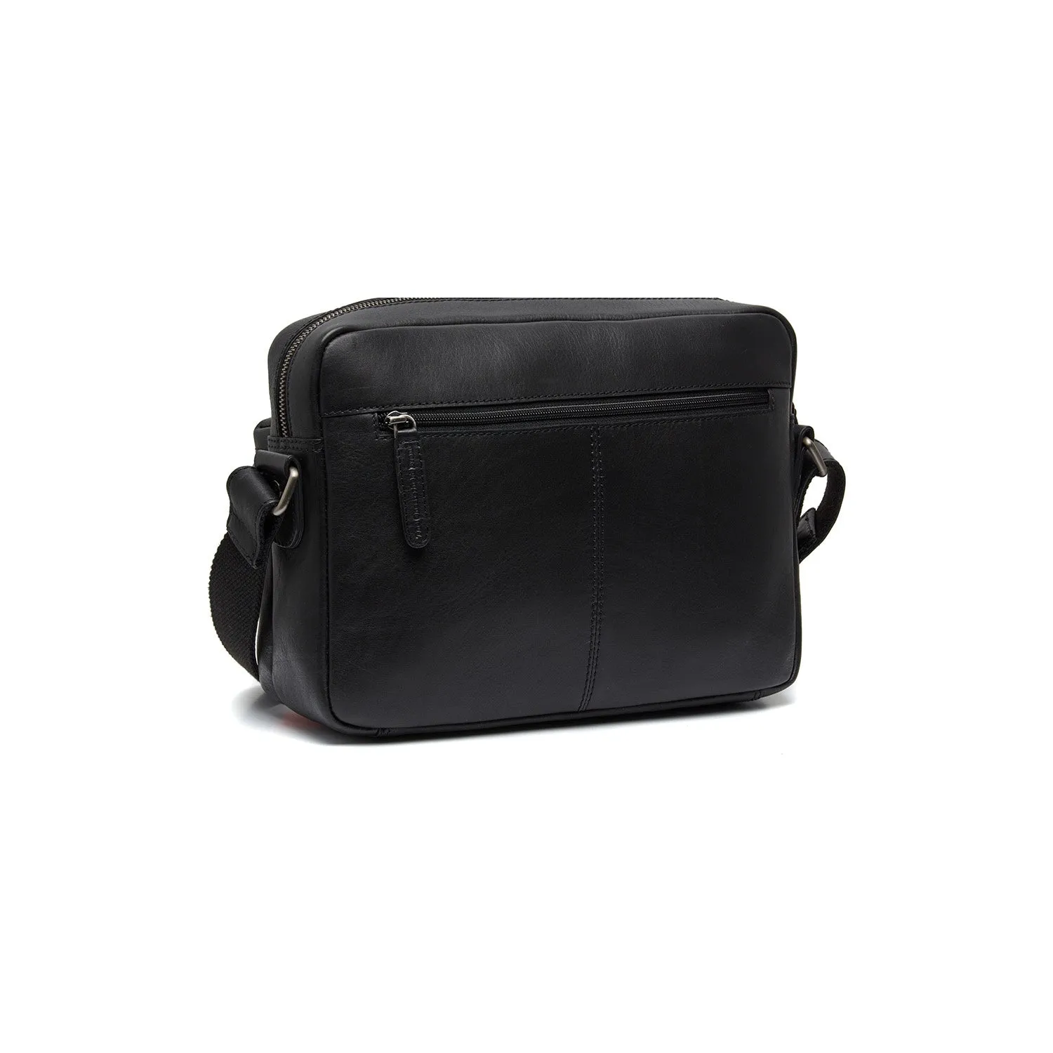 Leather Shoulder Bag Black Novara