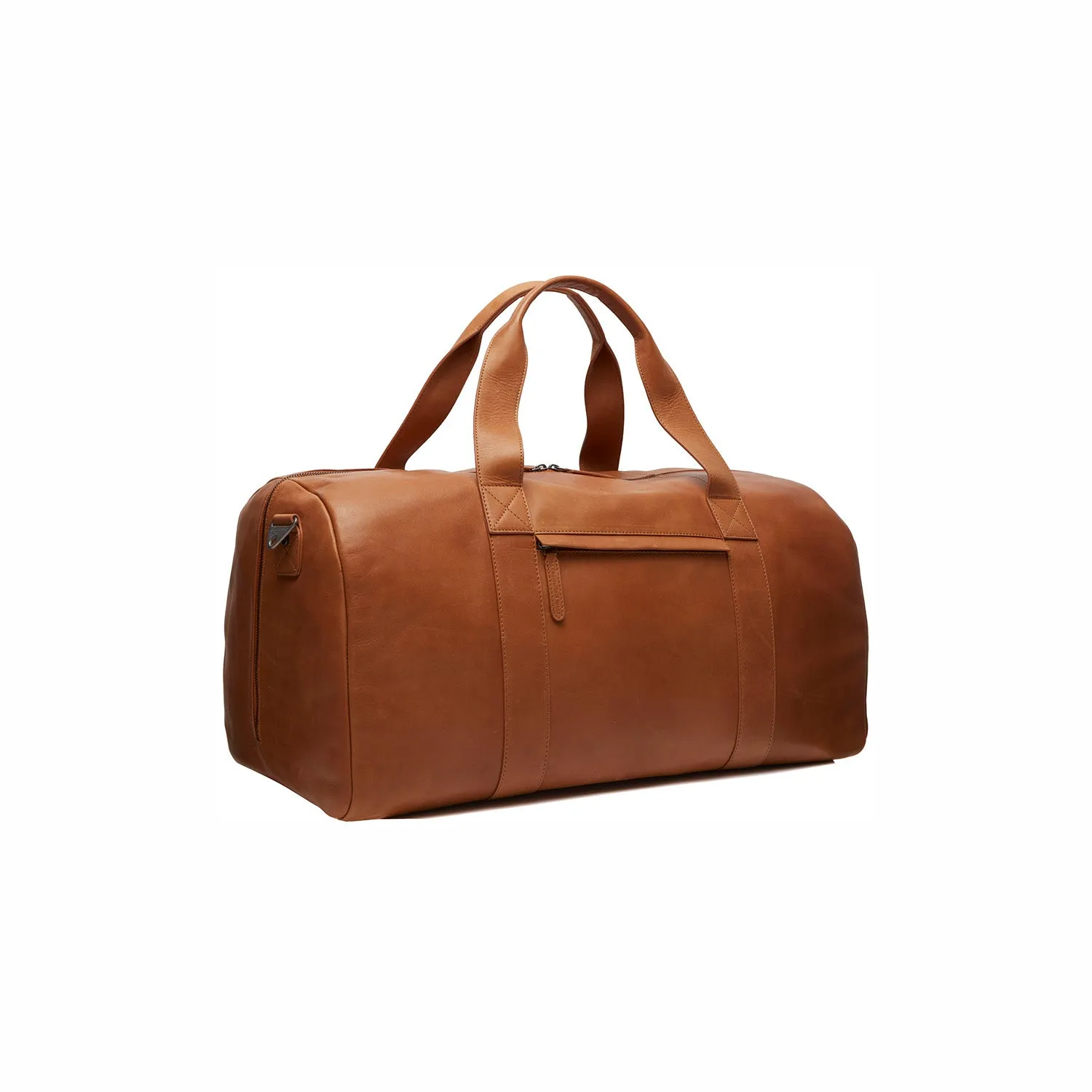 Leather Weekend Bag Cognac Hudson