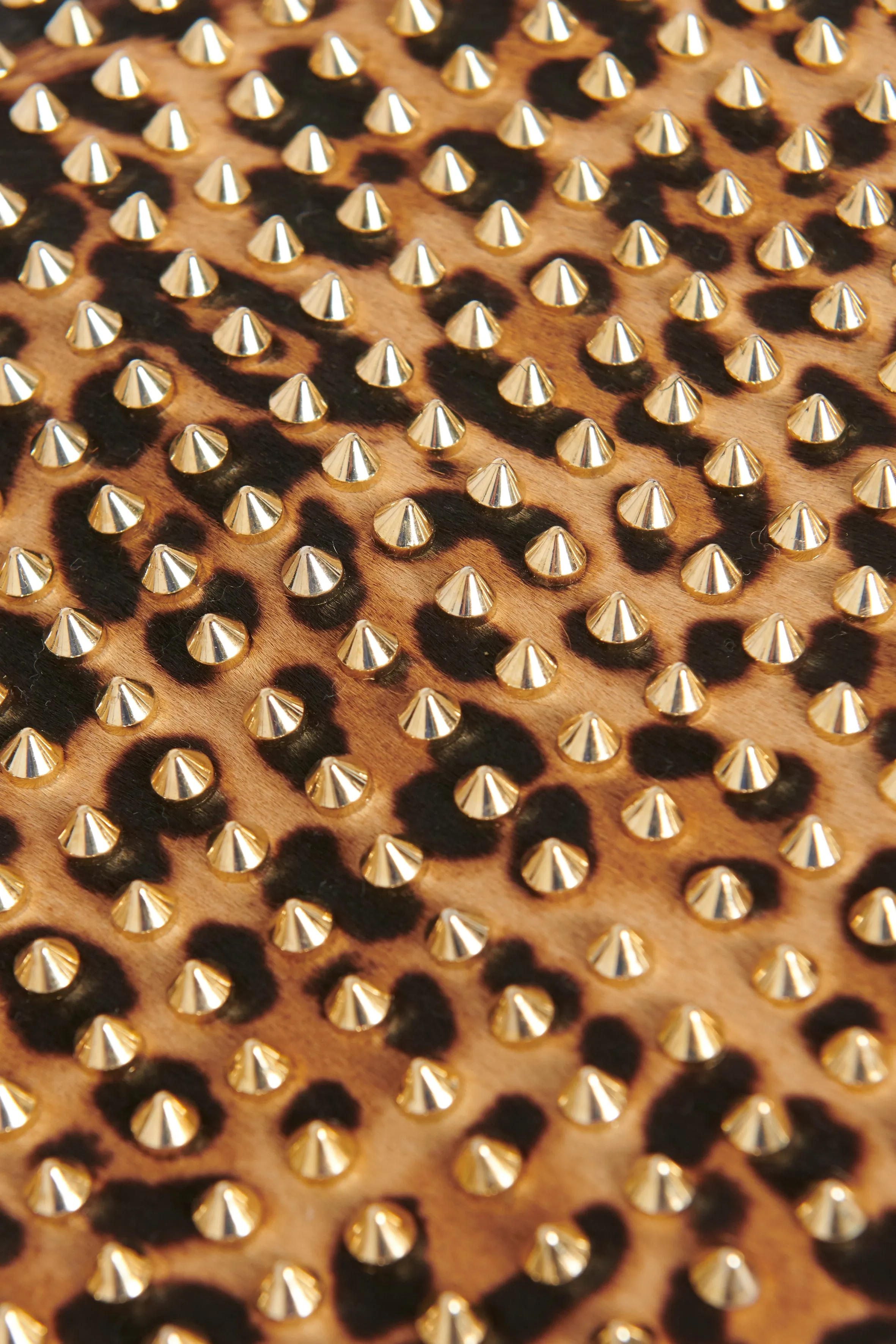 Leopard Studded Preowned iPad Case