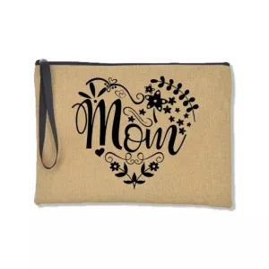 Linen Pouch - Mom