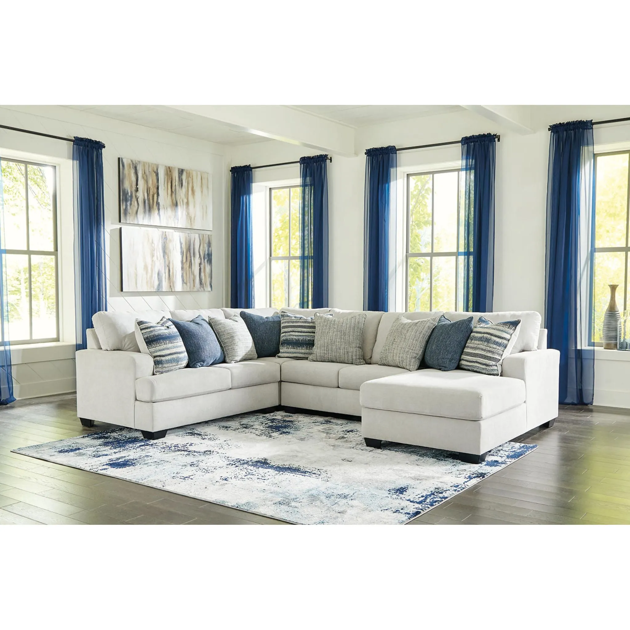 Lowder 4 Piece Sectional with Chaise