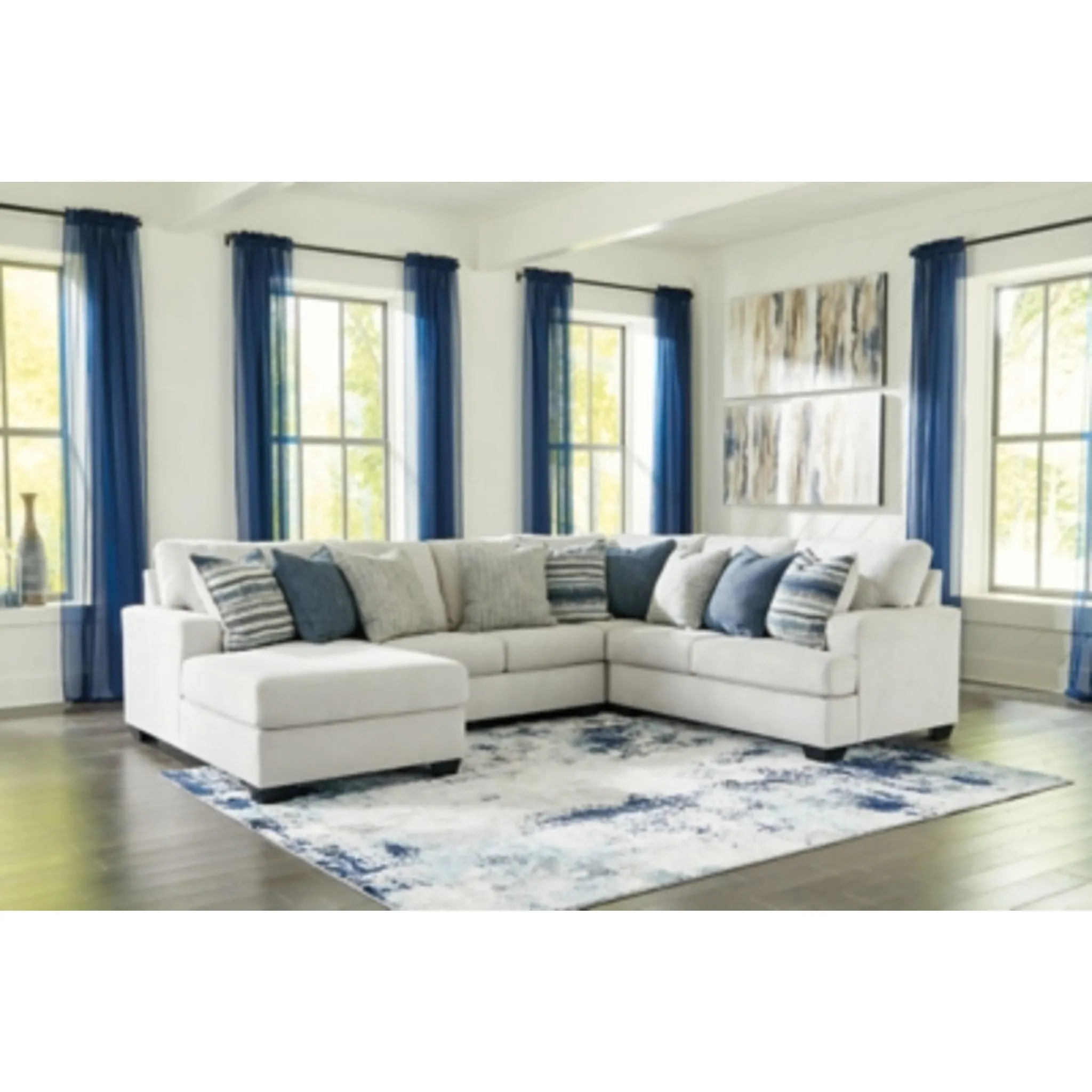 Lowder 4 Piece Sectional with Chaise