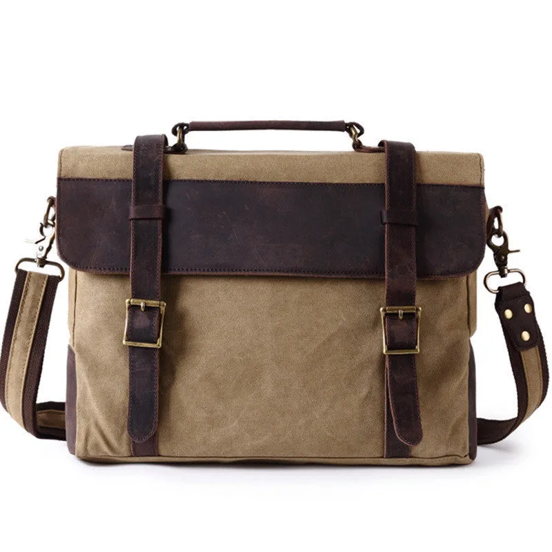 Military Canvas Messenger Bag
