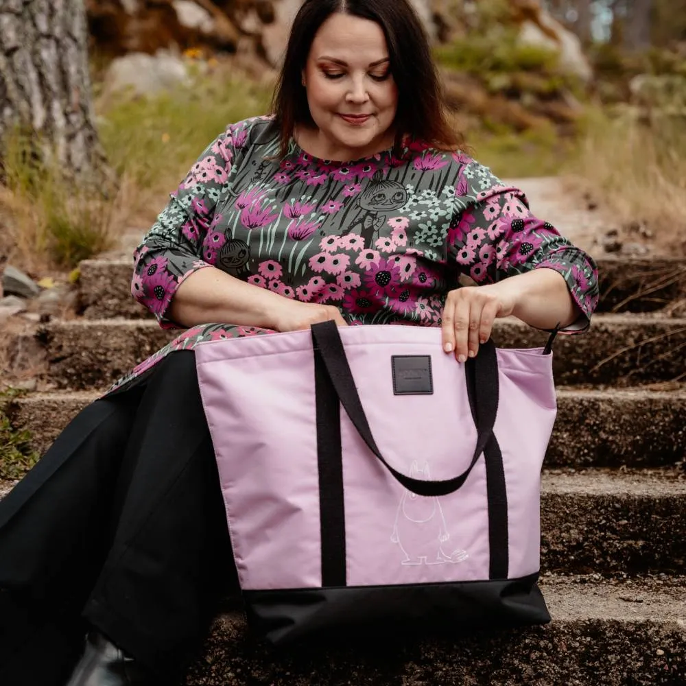 Moomintroll Angry Shopping Bag Pink - Martinex