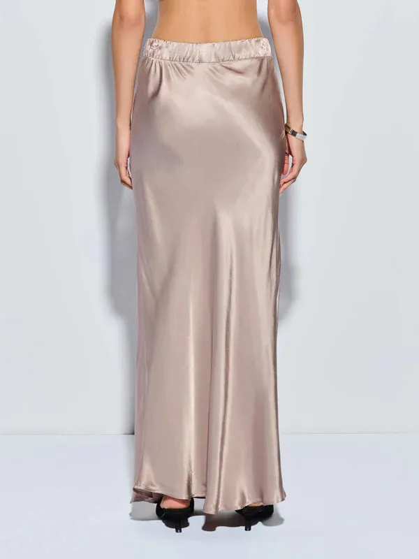 Nation Maribel Skirt W/Slit-Mushroom