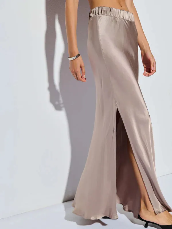 Nation Maribel Skirt W/Slit-Mushroom