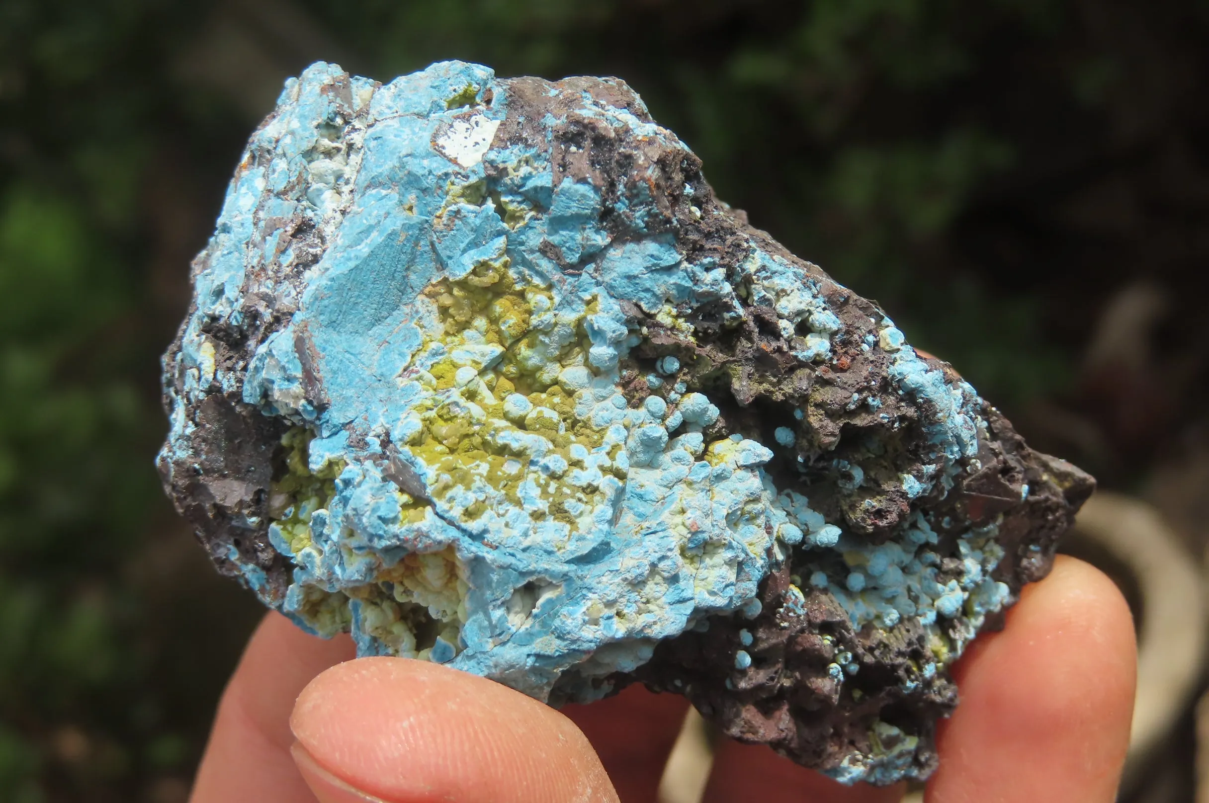 Natural Shattuckite with Chrysocolla & Malachite Cobbed Specimens x 2.7 Kg Lot from Namibia