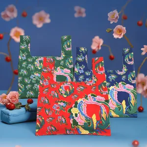 Northeast China Big Flower Eco-Friendly Durable Canvas Bag