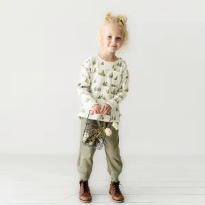 Organic Toddler T-shirt & Pant Set - Frosted Fir