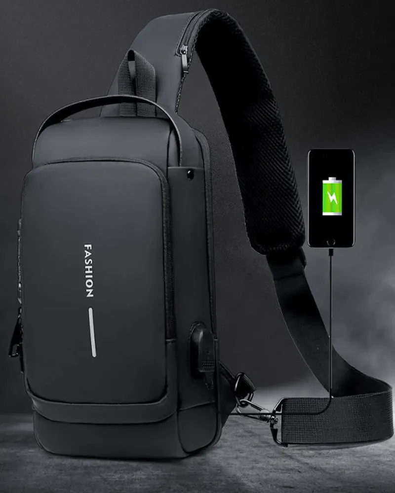 Password anti-theft chest bag