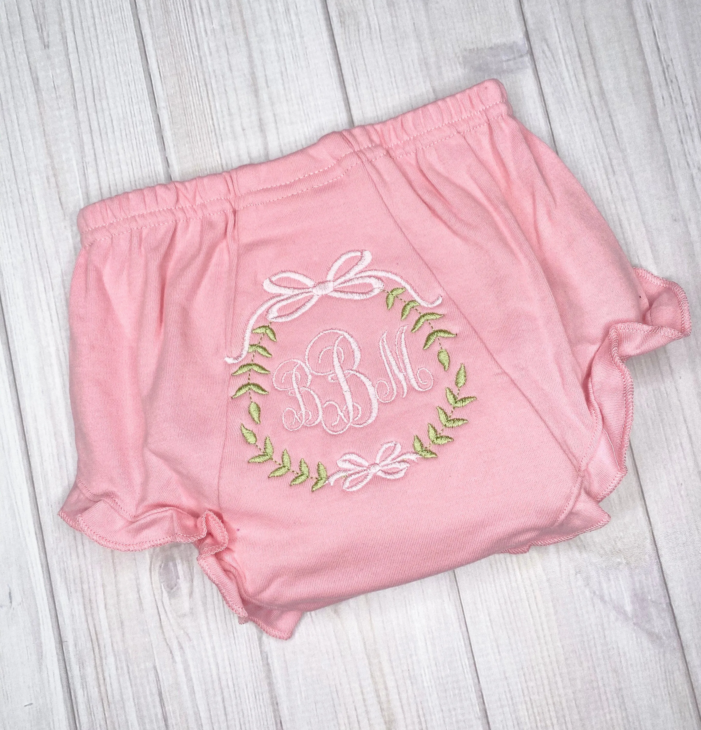 Personalized Monogrammed Baby Bloomers / Diaper Covers