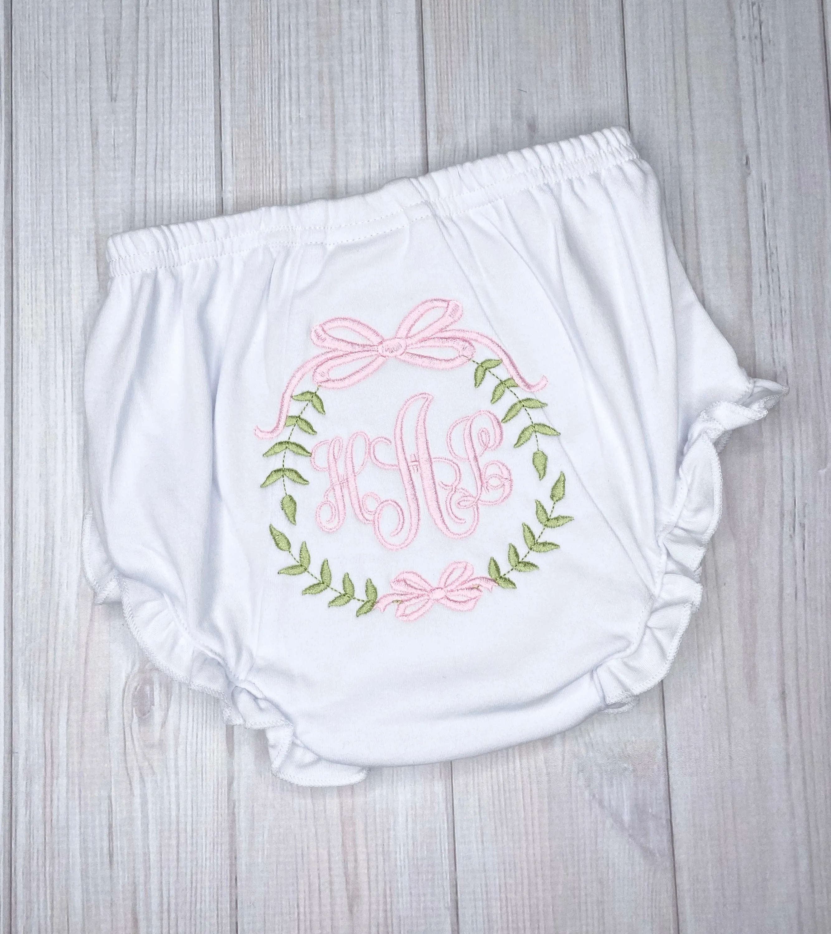 Personalized Monogrammed Baby Bloomers / Diaper Covers