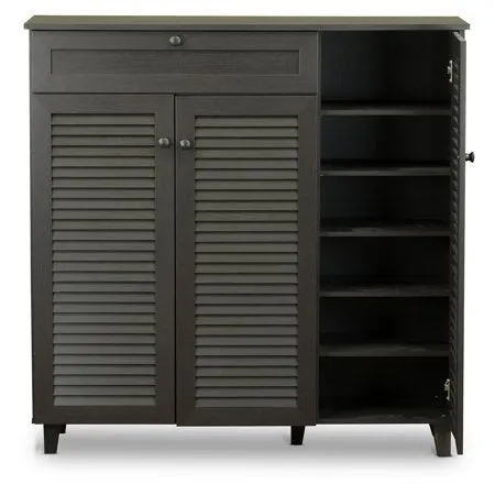 Pocillo Wood Shoe Storage Cabinet