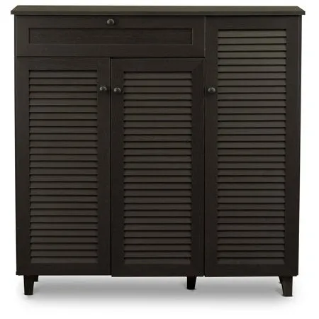 Pocillo Wood Shoe Storage Cabinet