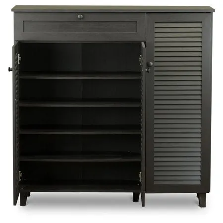 Pocillo Wood Shoe Storage Cabinet