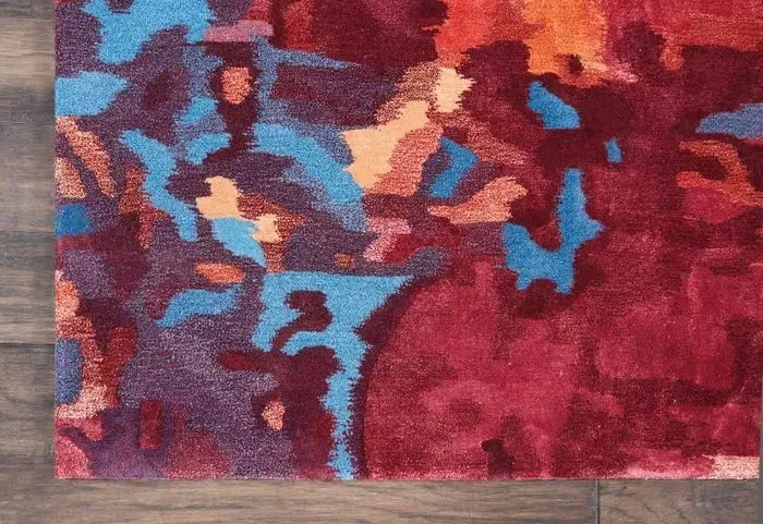 Prismatic PRS13 Blue Flame Rug