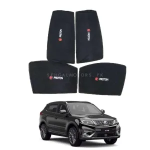 Proton X70 Foldable & Flexible Side Sunshade with Logo - Model 2020-2024 - Sun Shade | Parda