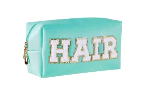 "HAIR" Varsity Letter Cosmetic Bag