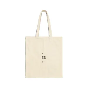 "Menos es Mas" Minimalist Cotton Canvas Tote Bag - Eco-Friendly Everyday Essential