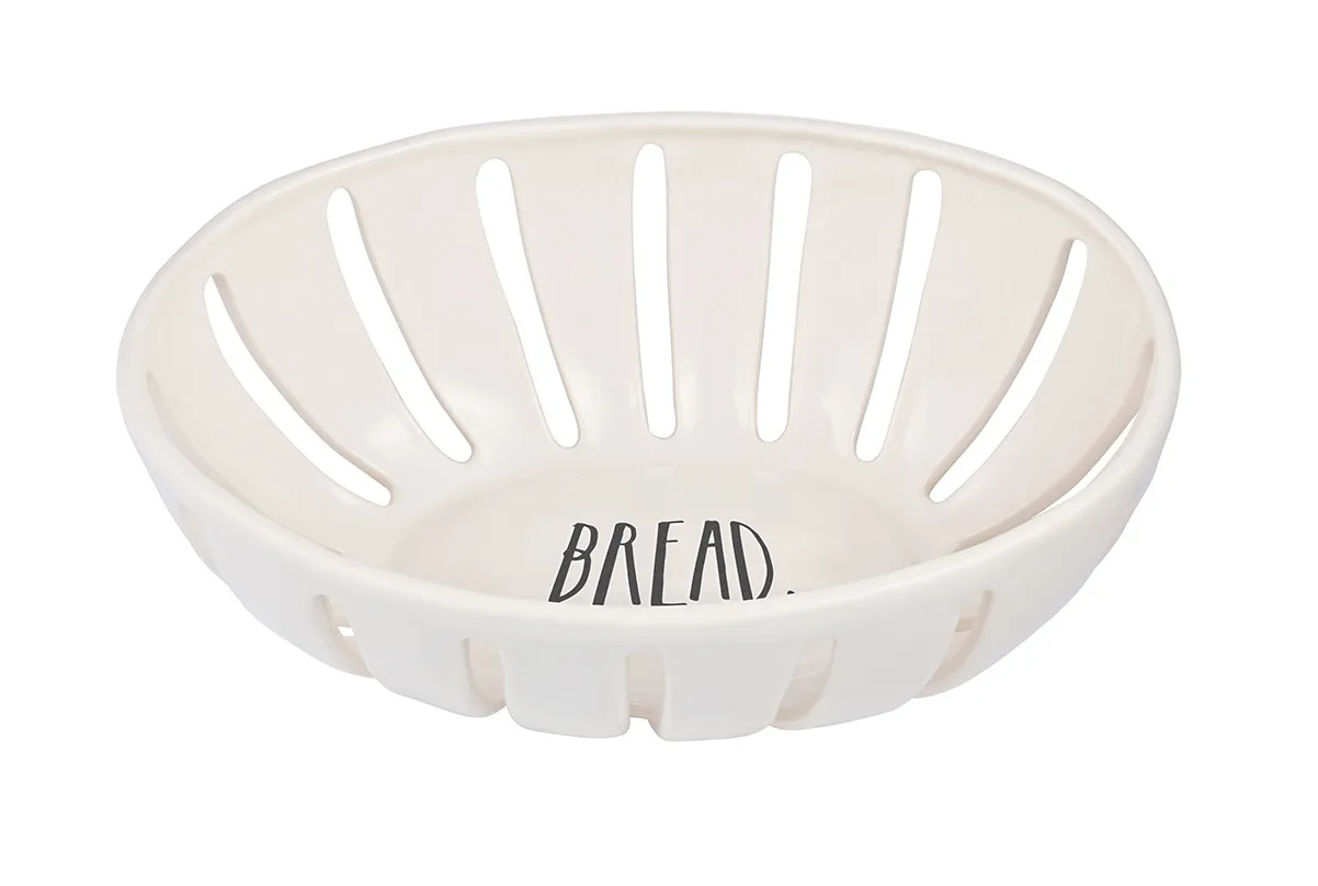 Rae Dunn Stem Print Bread Basket