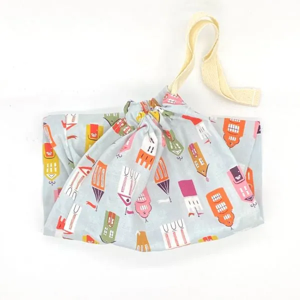 Reusable fabric bottle bag