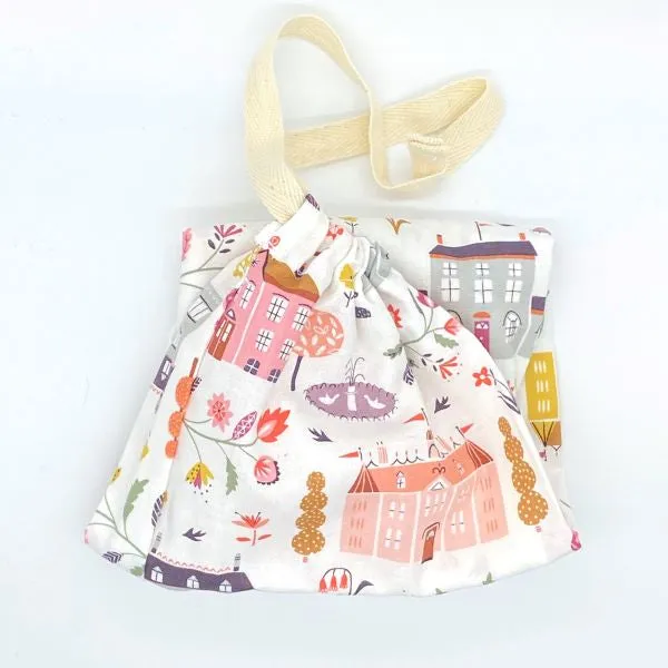 Reusable fabric bottle bag