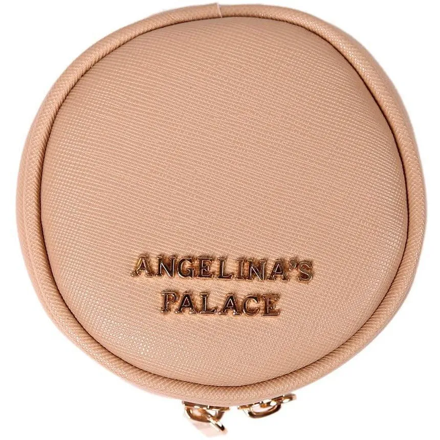 Round Jewelry Case Light Fawn