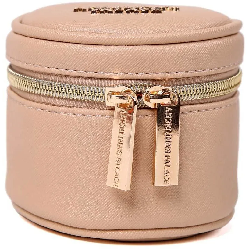 Round Jewelry Case Light Fawn
