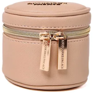 Round Jewelry Case Light Fawn
