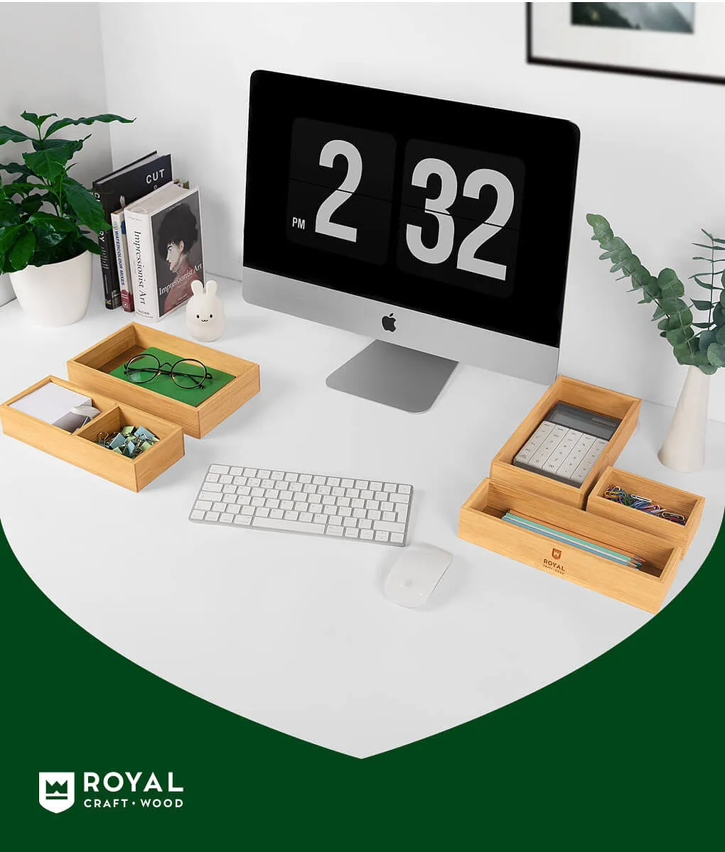 Royal Craft Wood Jewelry box organizer set of 5