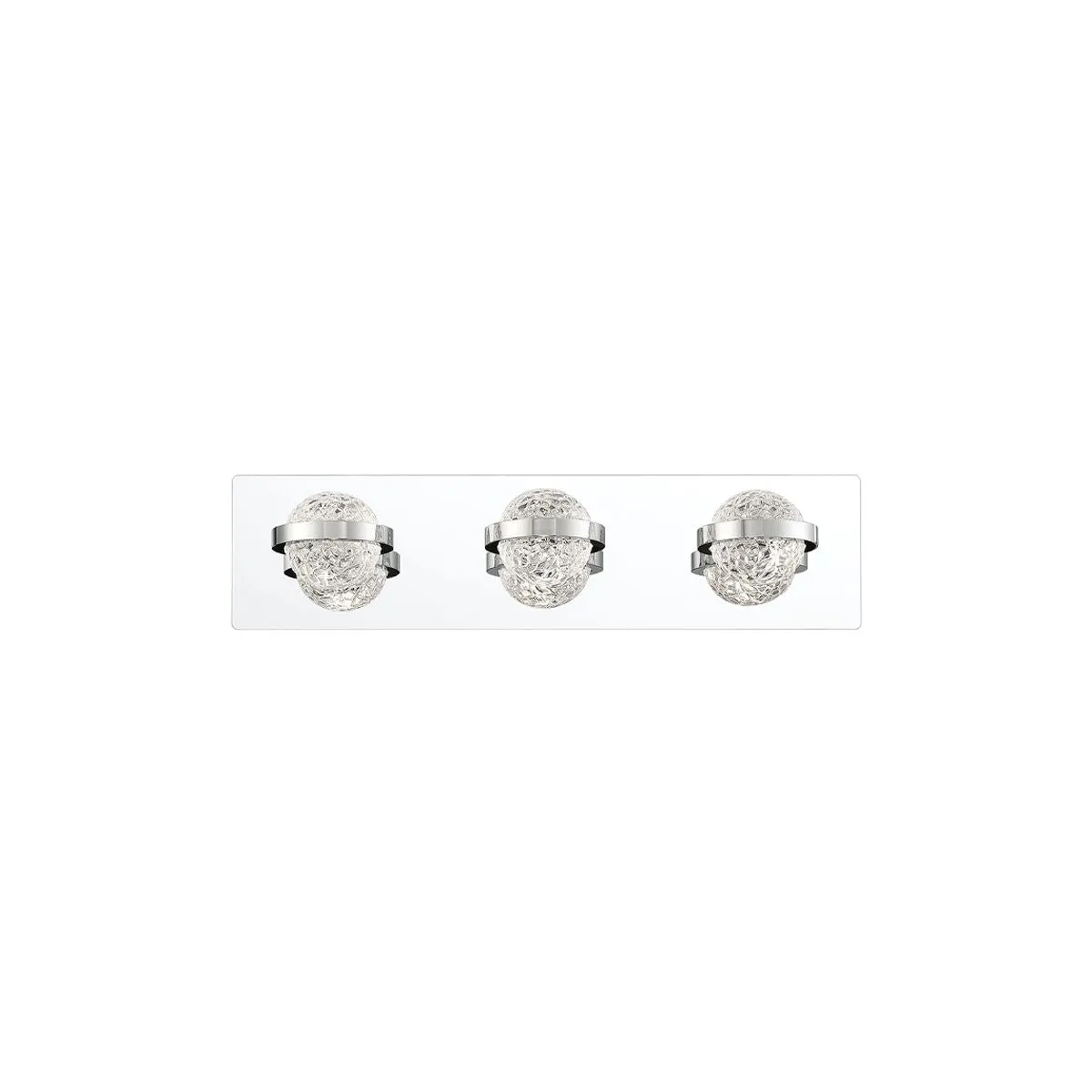 Ryder 20 in 3 lights LED Bath Bar Chrome finish