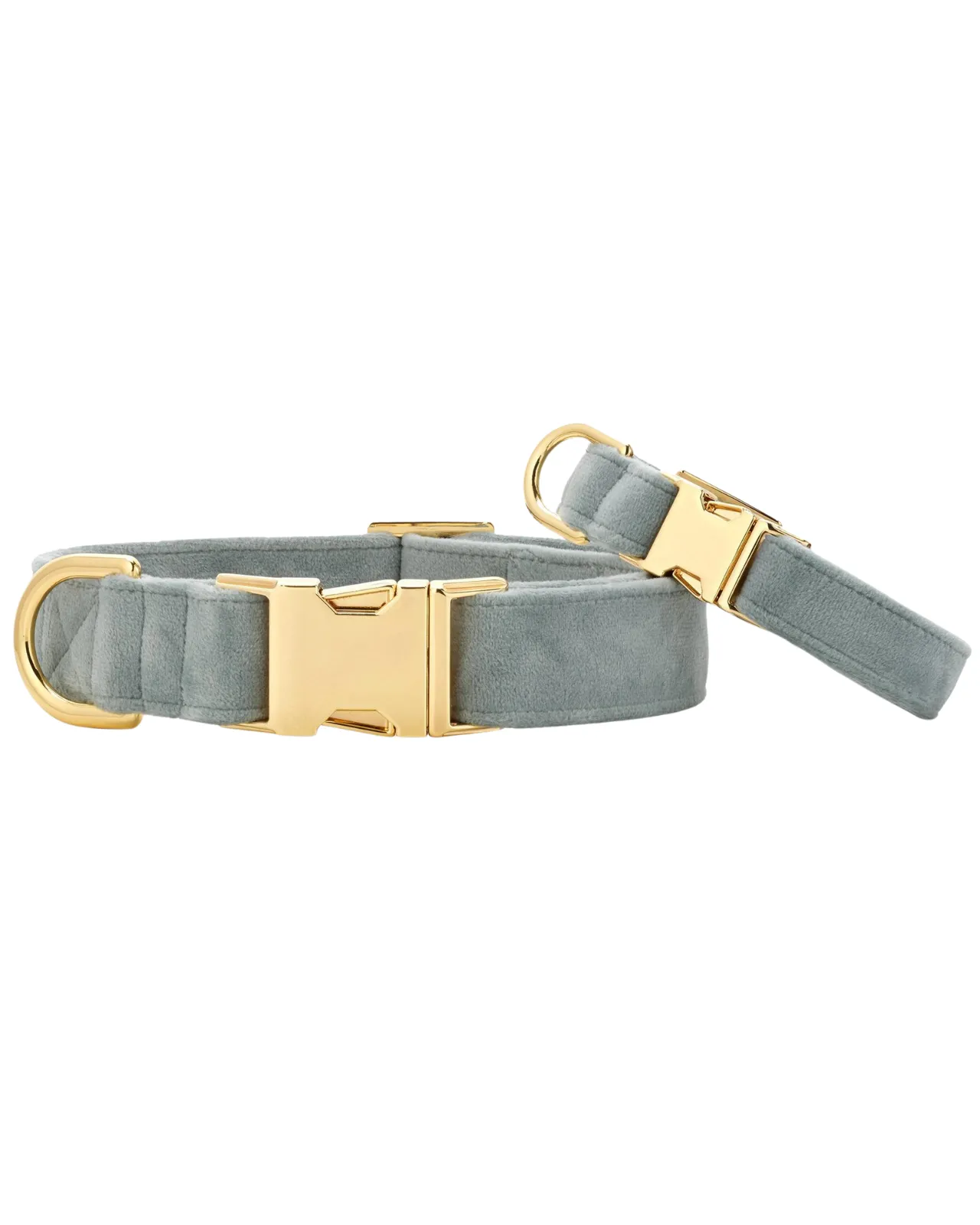 Sage Velvet Dog Collar (Made in the USA) (FINAL SALE)