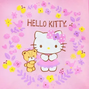 Sanrio Hello Kitty, Reusable Shopping Tote, Pink Floral