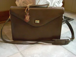 Satinni Leather Messenger Bag