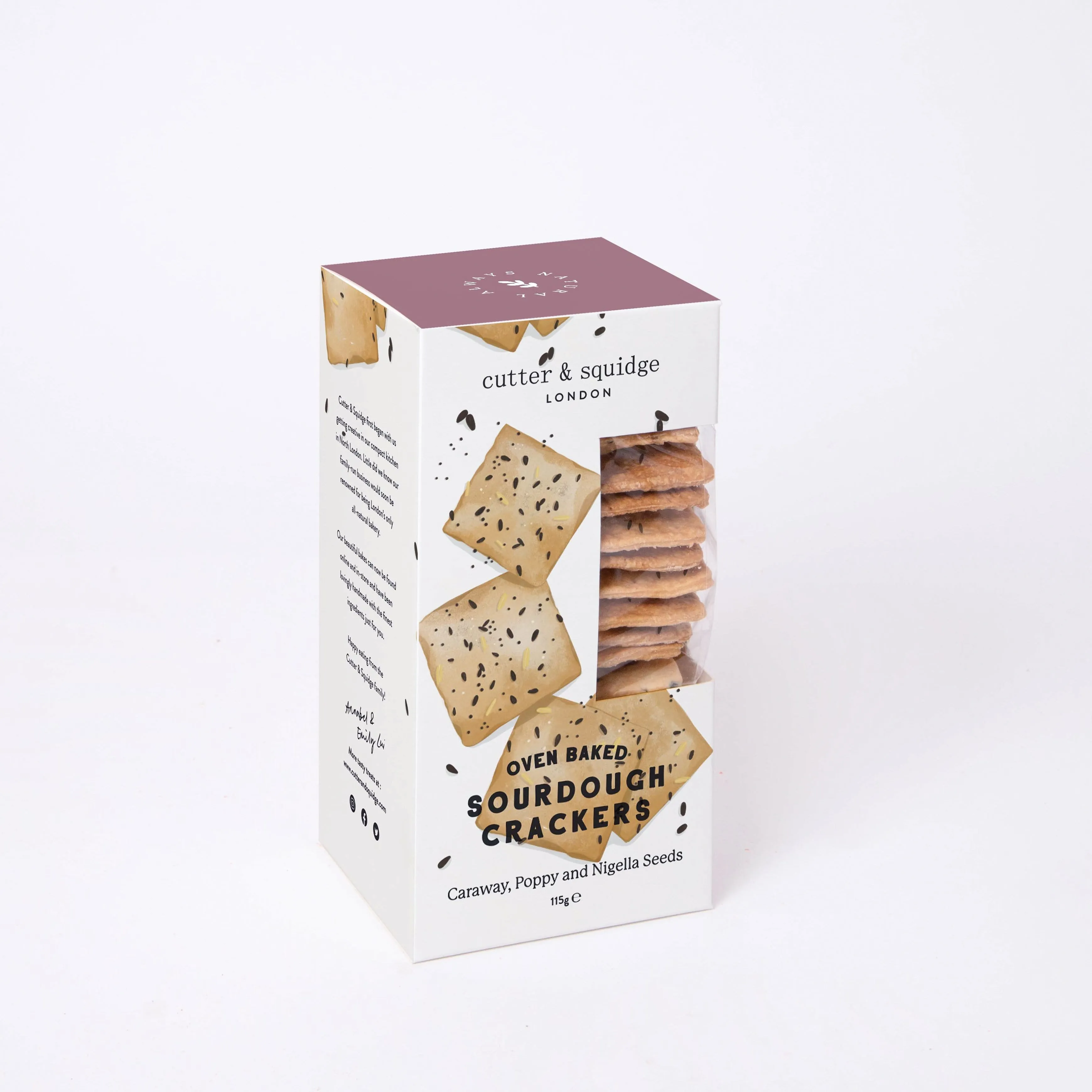 Seeded Sourdough Crackers