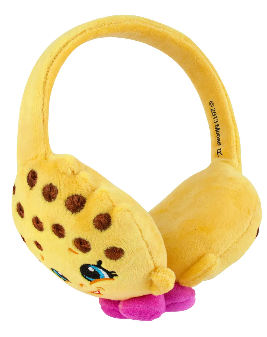 Shopkins Girls Yellow Foldable Headphones