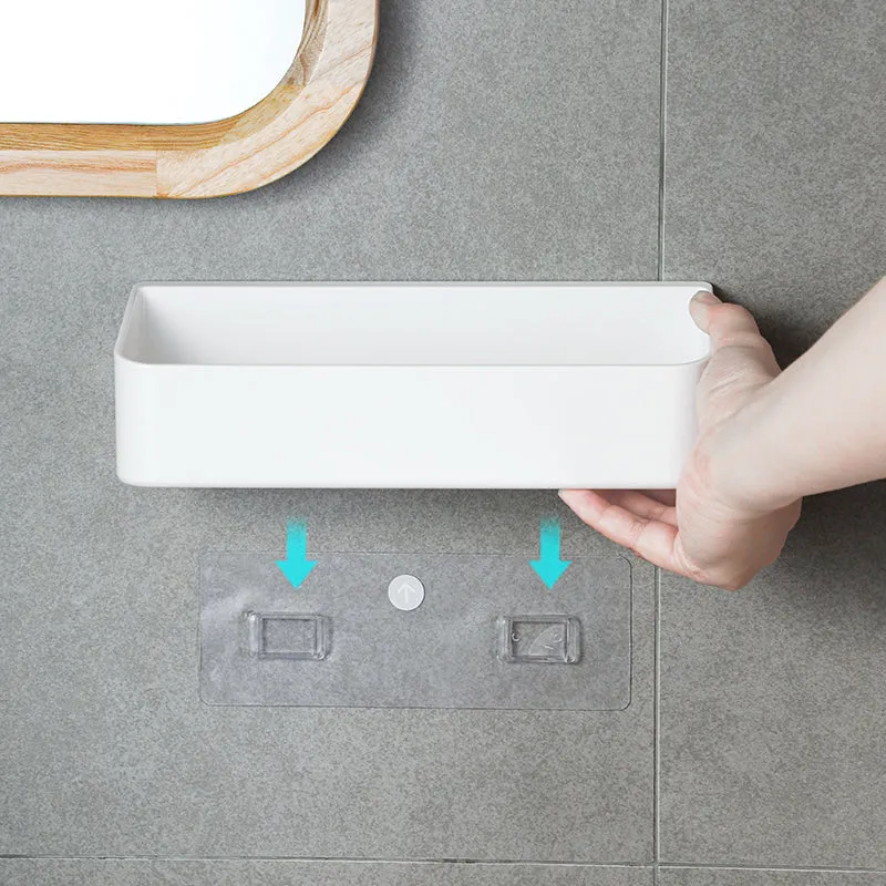Shower Caddy Adhesive Bathroom Shelf Organizer 2Pack