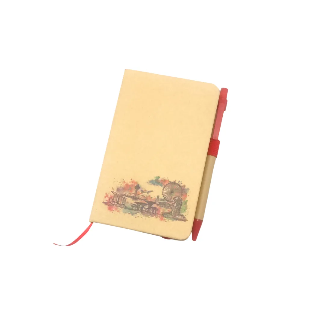 Singapore Theme Eco-Friendly A6 Notebook Set
