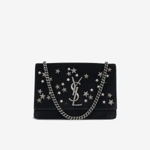 Star Studded Kate - Black Suede