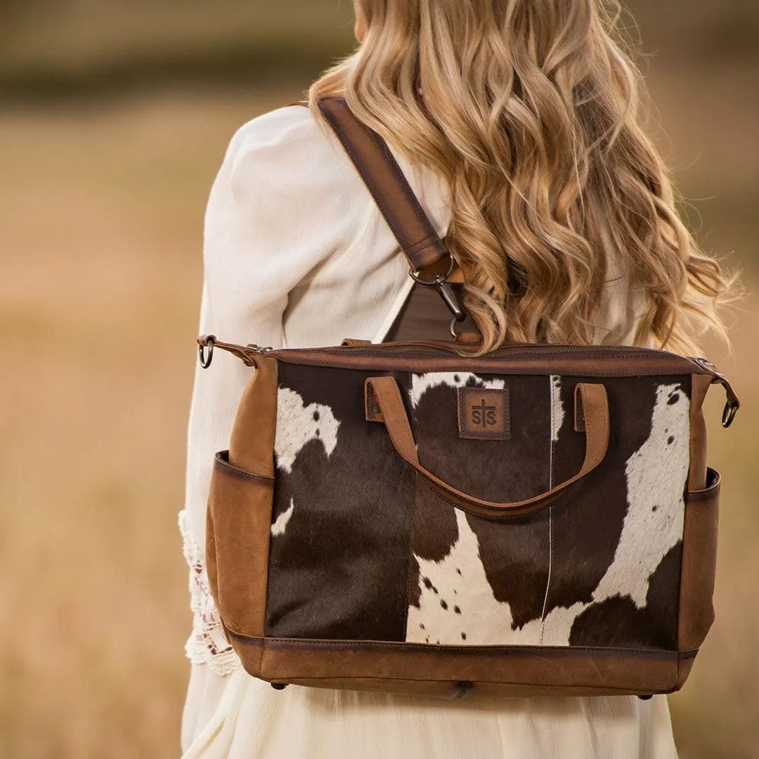STS Cowhide Diaper Bag STS38362