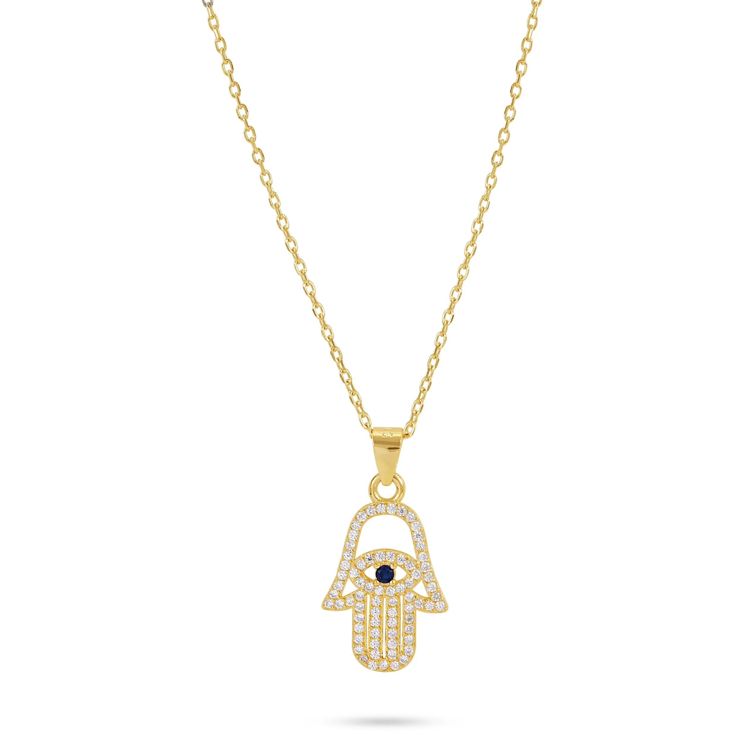 Studded Hamsa - Gold