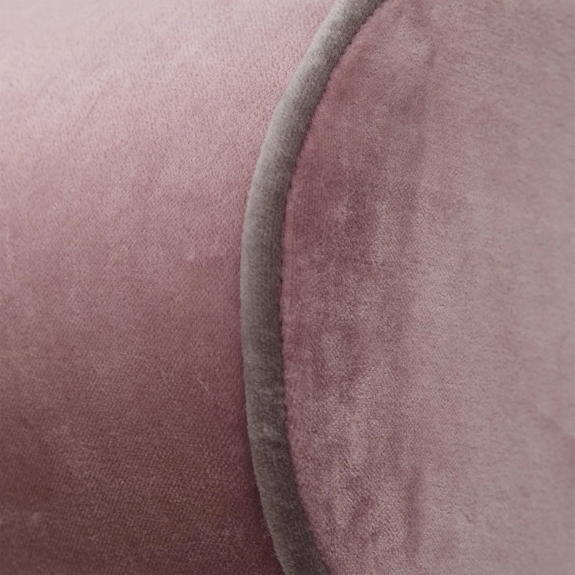 Suri Bolster Cushion Cover [Blush pink/Grey]