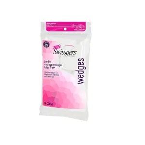 Swissppers Premium Pro Cosmetic Wedges Jumbo Size Latex Free Makeup Wedge | Bag of 16