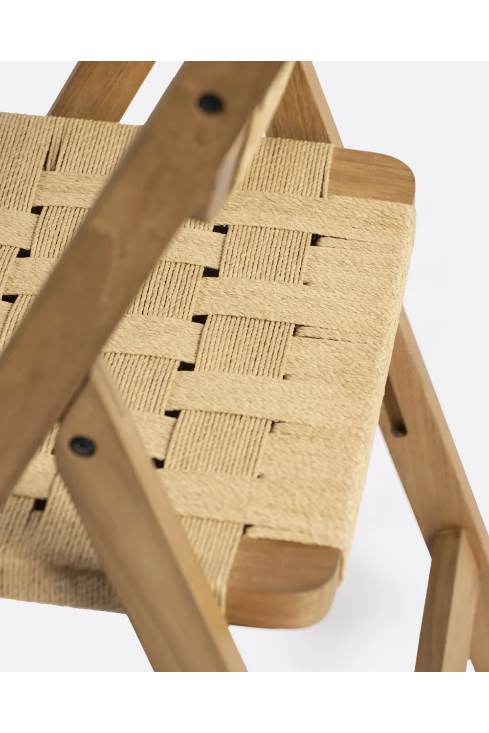 Teak Frame Foldable Chair | Dareels Cora