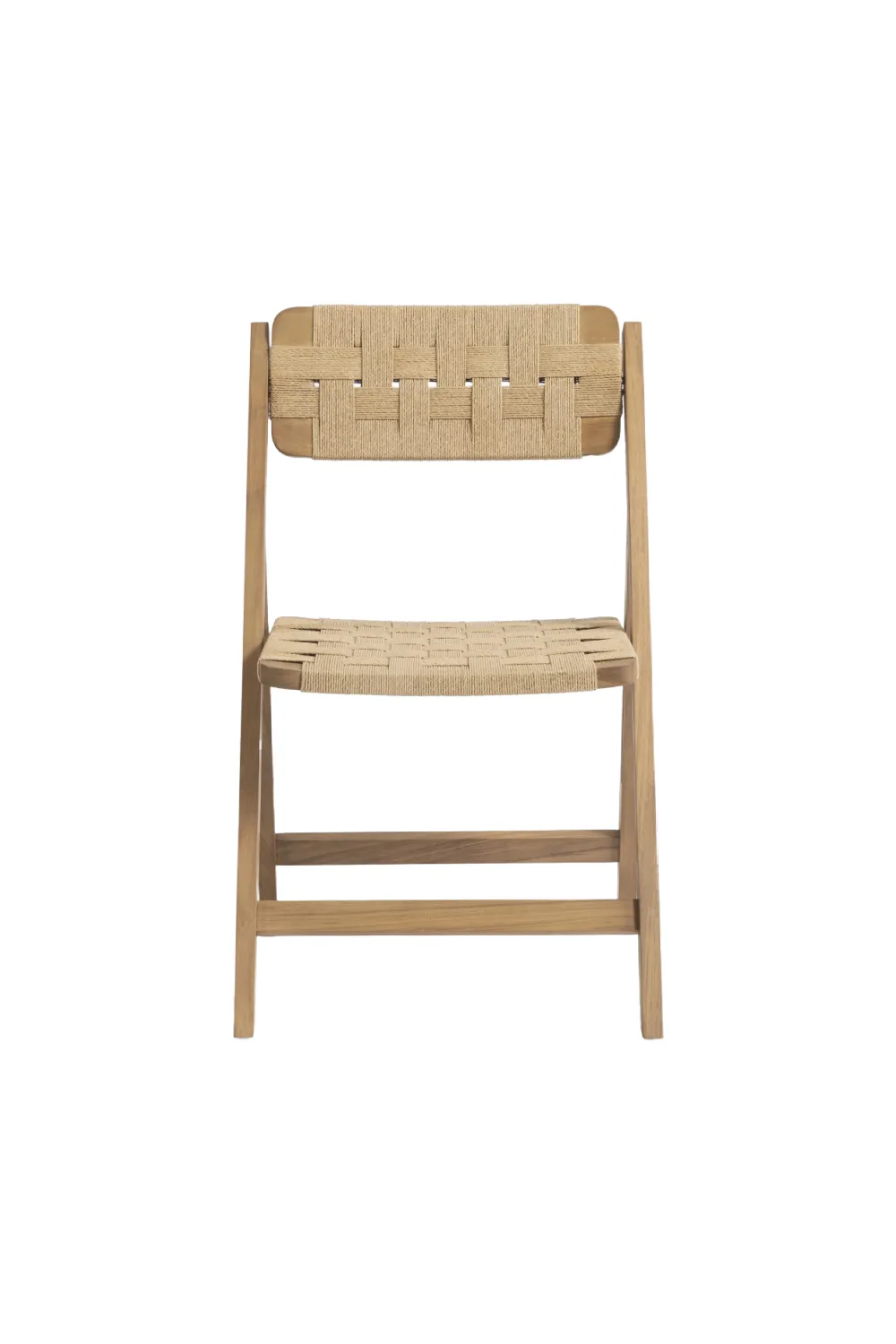 Teak Frame Foldable Chair | Dareels Cora