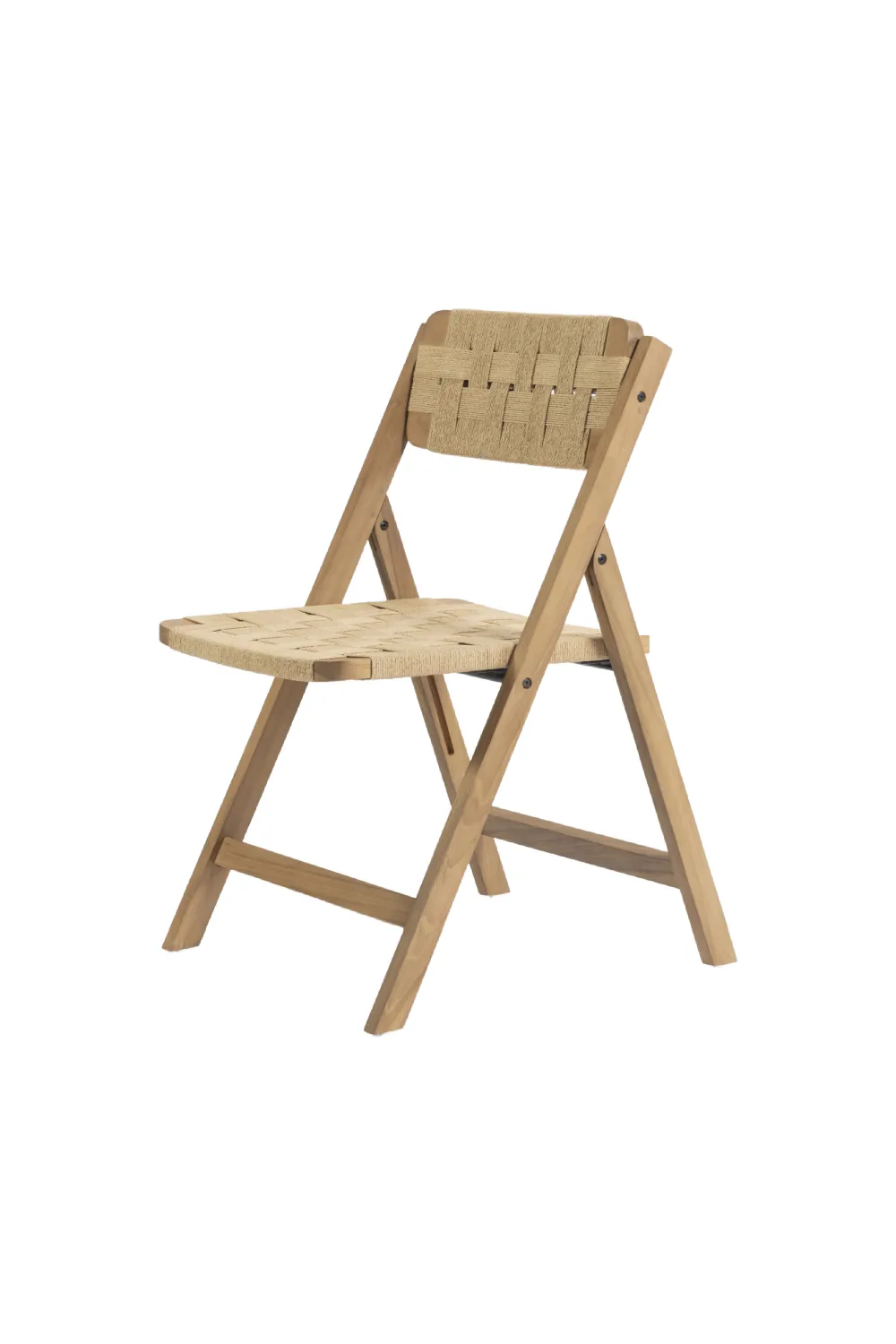 Teak Frame Foldable Chair | Dareels Cora