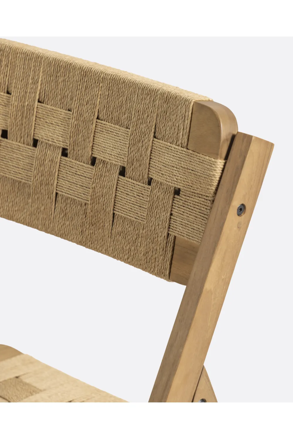 Teak Frame Foldable Chair | Dareels Cora
